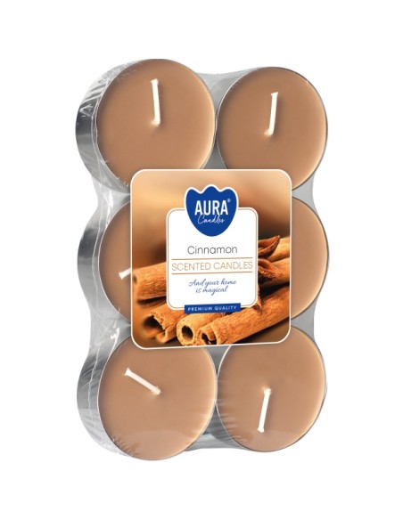 BISPOL Podgrzewacze zapachowe maxi CYNAMON, 6 szt