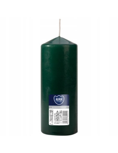 BISPOL Świeca walec SW60/150-060 BUTELKOWA ZIELEŃ, 1 sztuka