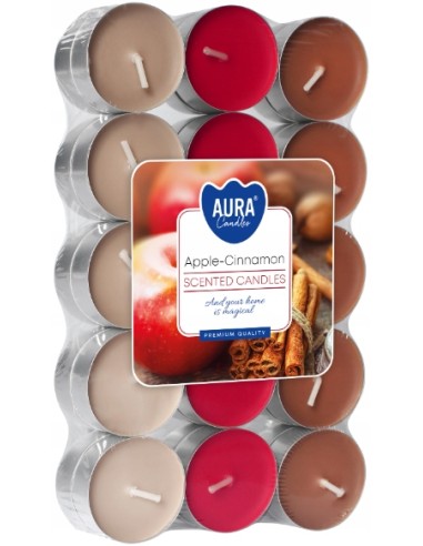 BISPOL Podgrzewacze zapachowe P15-87 JABŁKO-CYNAMON, 30 szt