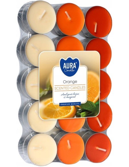 BISPOL Podgrzewacze zapachowe POMARAŃCZA, 30 szt