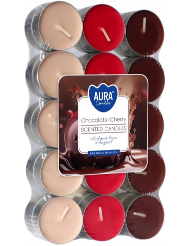 BISPOL Podgrzewacze zapachowe P15-104 CZEKOLADA-WIŚNIA, 30 szt