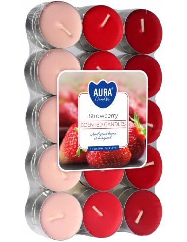 BISPOL Podgrzewacze zapachowe P15-73 TRUSKAWKA, 30 szt