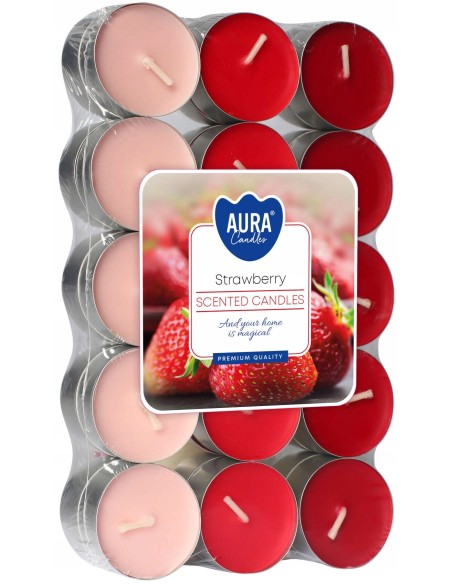 BISPOL Podgrzewacze zapachowe P15-73 TRUSKAWKA, 30 szt