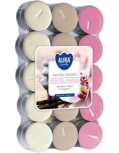 BISPOL podgrzewacze zapachowe P15-184 WANILIA-ORCHIDEA, 30 szt