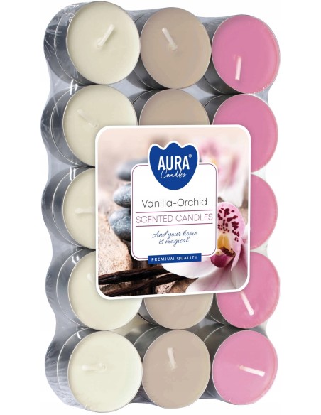 BISPOL podgrzewacze zapachowe P15-184 WANILIA-ORCHIDEA, 30 szt