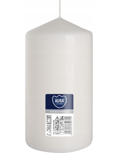 BISPOL świeca walec SW80/150-090 BIAŁA, 1 sztuka