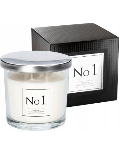 BISPOL AURA Świeca zapachowa w szkle SNP-100-001 NO1, 1 szt