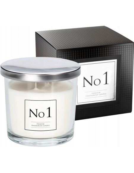 BISPOL AURA Świeca zapachowa w szkle SNP-100-001 NO1, 1 szt