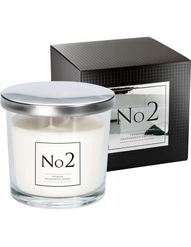 BISPOL AURA Świeca zapachowa w szkle SNP-100-002, NO2, 1 szt