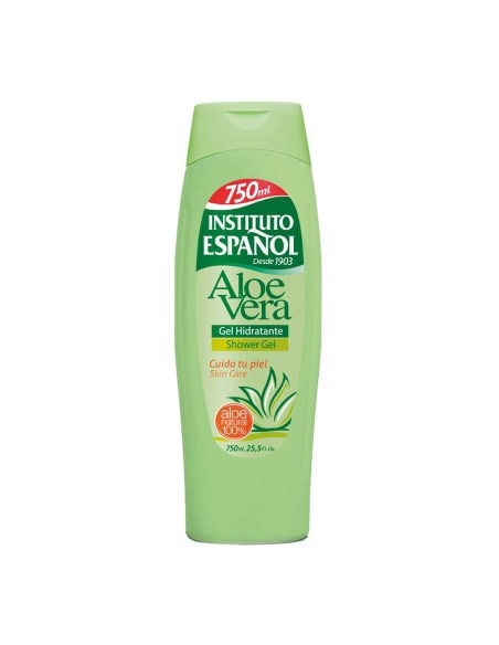 INSTITUTO ESPANOL ALOE VERA Kremowy żel pod prysznic na bazie aloesu, 750 ml