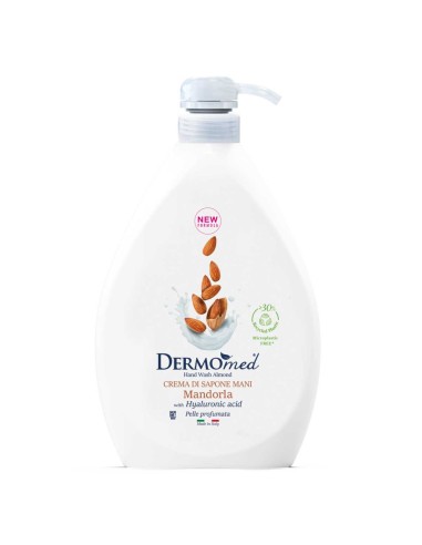 ‌DERMOMED Mydło w płynie MIGDAŁ, 1000 ml z pompką