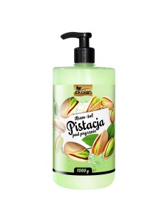 EKOLAN Kremowy żel pod prysznic PISTACJA, 1000 ml