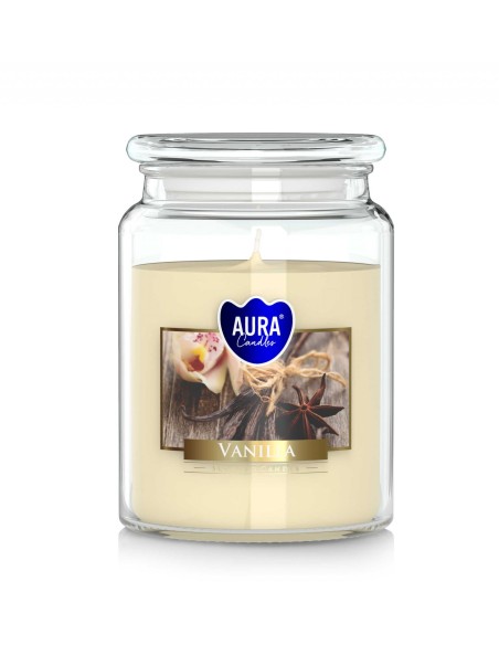 BISPOL AURA Świeca zapachowa w szkle SND99-67 WANILIA, 500 g