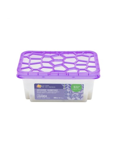 LA CASA DE LOS AROMAS Pochłaniacz wilgoci LAWENDA, 300 ml pudełko