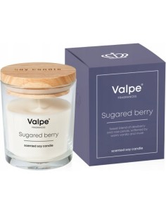 BISPOL VALPE Świeca sojowa w szkle SŁODKA JEŻYNA VC-006-503, 1 szt