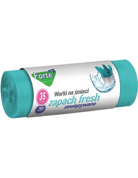 FORTE+ Worki na śmieci FRESH 35 l, 20 szt
