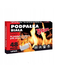 TYTAN Rozpałka do grilla, kominka 48 kostek, 1 op