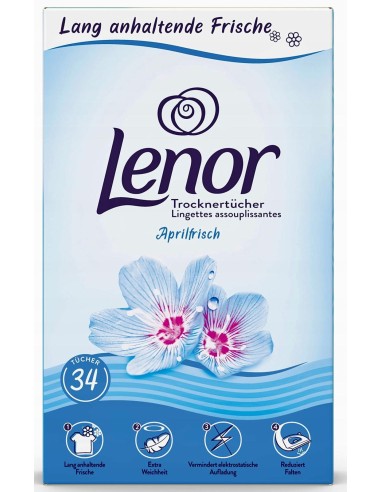 LENOR Custeczki zapachowe do suszarki APRILFRISC 34 szt, 1 op