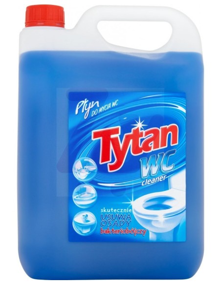 TYTAN Płyn bakteriobójczy do mycia WC NIEBIESKI, 5 kg