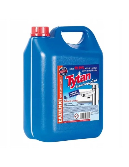 TYTAN Płyn do czyszczenia i dezynfekcji łazienki KAMIEŃ I RDZA, 5 kg