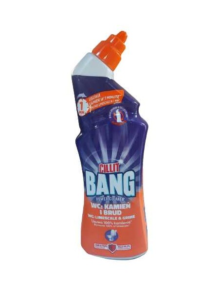 CILLIT BANG Spray do czyszczenia i dezynfekcji WC KAMIEŃ & BRUD, 750 ml
