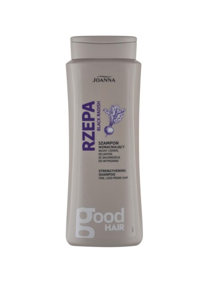 JOANNA Szampon do włosów cienkich WZMACNIAJĄCY CZARNA RZEPA, 400 ml