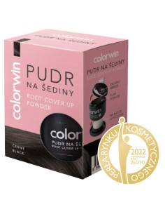 COLORWIN RETOUCH Puder do retuszowania siwizny CZARNY, 3,2 g