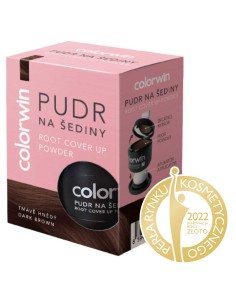 COLORWIN RETOUCH Puder do retuszowania siwizny CIEMNY BRĄZ, 3,2 g