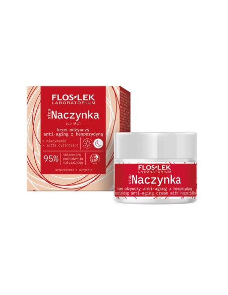 FLOSLEK Krem do twarzy Odżywczy NACZYNKA, 50 ml