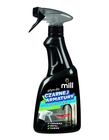 MILL CLEAN Płyn do czyszczenia czarnej armatury, 500 ml