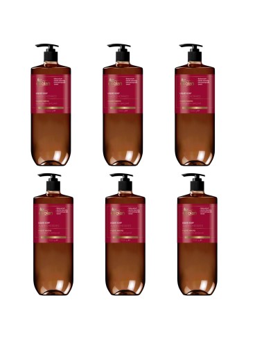 EKOLAN Mydło w płynie SOCZYSTA WIŚNIA 1000 g pompka, pakiet 6 szt.