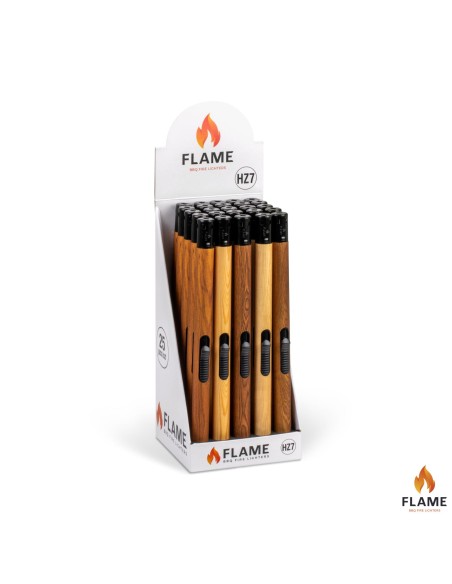 FLAME Zapalarka długa gazowa DREWNO H27, 25 szt pakiet
