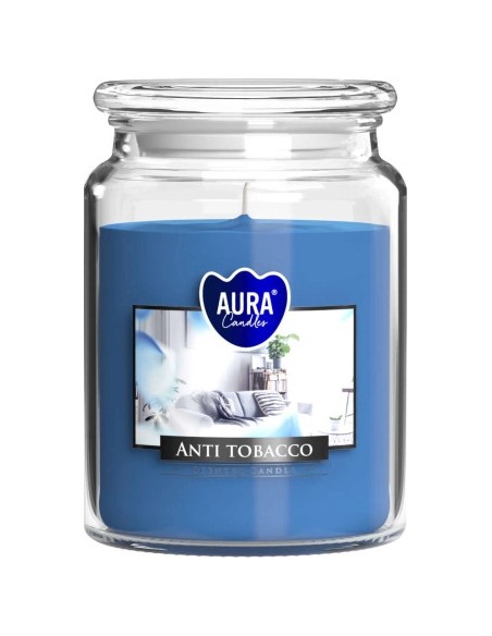 BISPOL AURA Świeca zapachowa w szkle SND99-69 ANTYTABAK, 500 g
