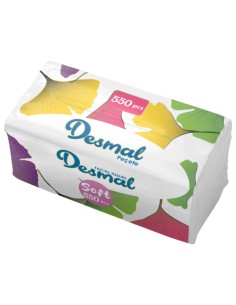 DESMAL SOFT Chusteczki higieniczne wyciągane MEGA PACK 550 szt, 1 op