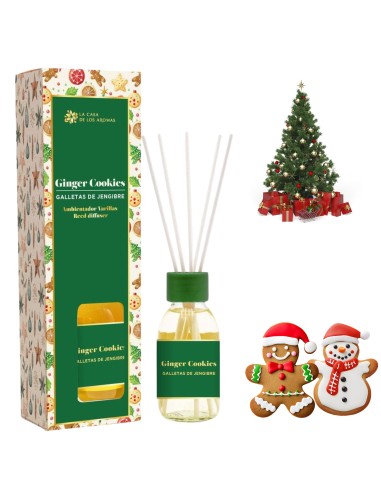 LA CASA DE LOS AROMAS X-MAS Patyczki zapachowe GINGER COOKIES, 95 ml