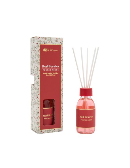 LA CASA DE LOS AROMAS X-MAS Patyczki zapachowe CZERWONE OWOCE, 95 ml