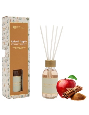 LA CASA DE LOS AROMAS X-MAS Patyczki zapachowe JABŁKO-CYNAMON, 95 ml