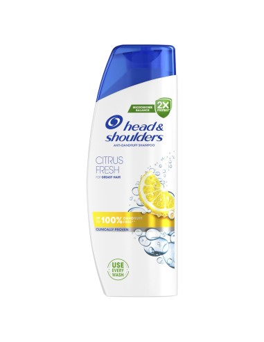 HEAD & SHOULDERS Szampon przeciwłupieżowy do włosów CITRUS FRESH, 250 ml