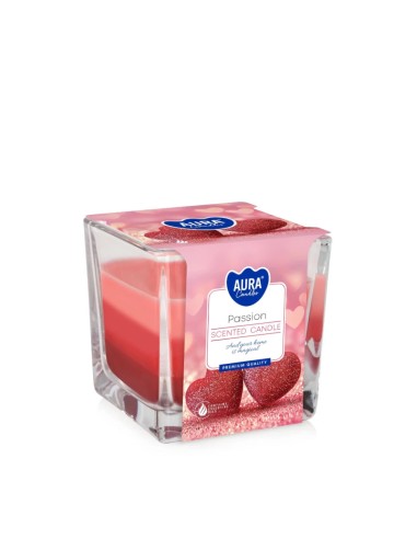 BISPOL AURA Świeca zapachowa w szkle SNK80-380 PASSION, 170 g