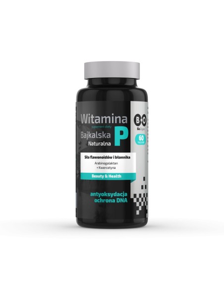 BIOORGANIC Kapsułki Witamina P Bajkalska Vit PP 60 kaps, 1 op