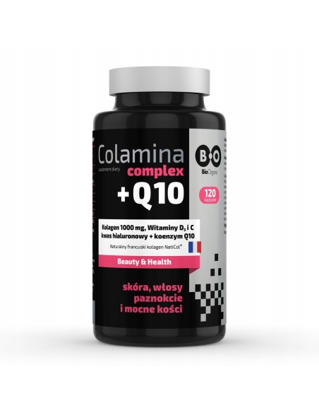 BIOORGANIC Kapsułki Colamina 1000 + D3 + Q10 120 kaps, 1 op