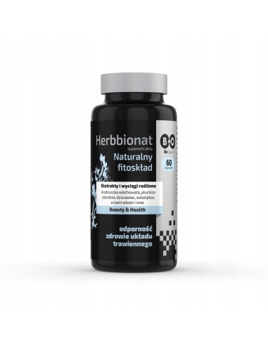 BIOORGANIC Kapsułki Herbbionat Układ trawienny 60 kaps, 1 op