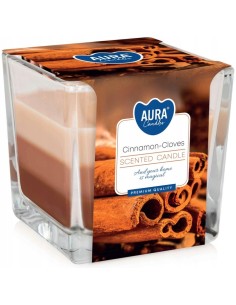 BISPOL Świeca w szkle SNK80-374 CYNAMON GOŹDZIK, 1 szt