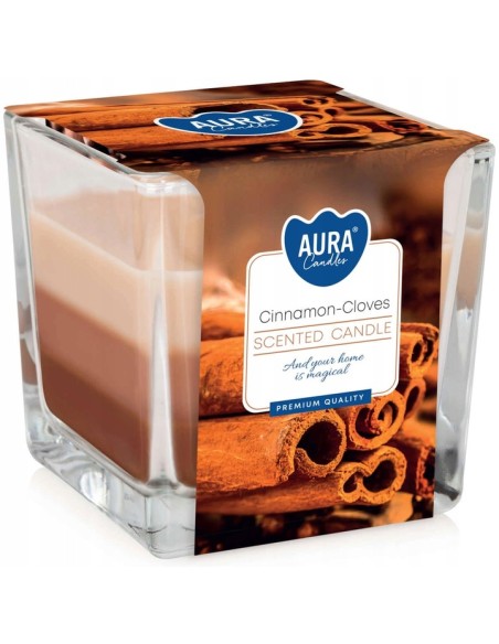 BISPOL Świeca w szkle SNK80-374 CYNAMON GOŹDZIK, 1 szt