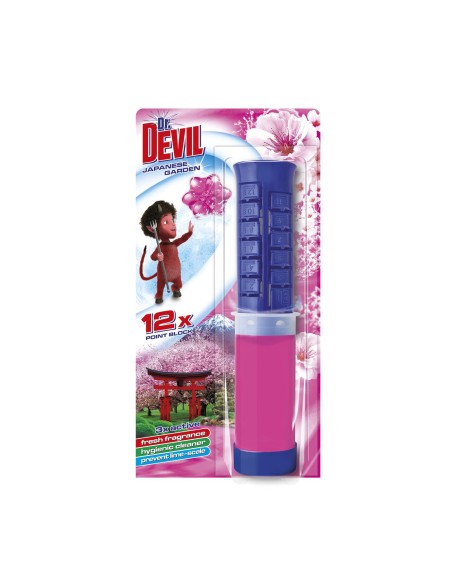DR DEVIL Krążki żelowe do WC GARDEN, 75 ml