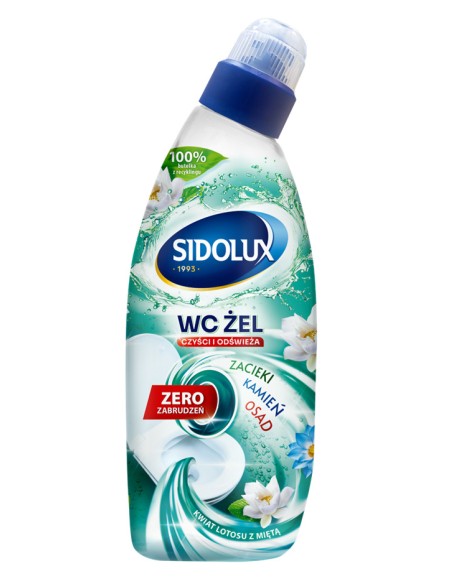 SIDOLUX Żel do WC KWIAT LOTOSU & MIĘTA, 700 ml