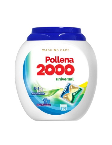 POLLENA 2000 Kapsułki do prania UNIWERSALNE 50 szt, 1 op