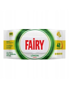 FAIRY Chusteczki nawilżane 100 szt CYTRYNA, 1 op