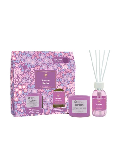 La Casa De Los Aromas Zestaw zapachów do domu ŚWIECA+PATYCZKI LAWENDA, 1 op