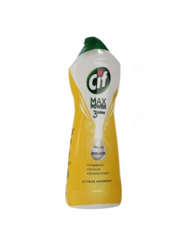 Cif Max Power Mleczko do czyszczenia z wybielaczem Citrus Harmony 1001g